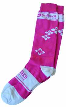 fanfiluca Bike Socken Johnny Magenta Radsocke lang